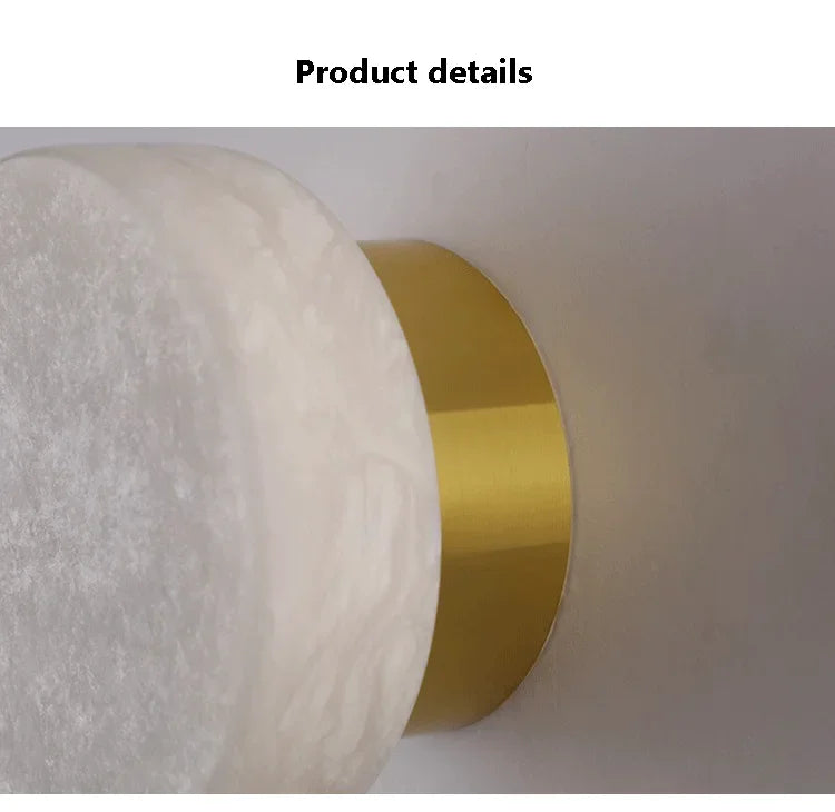 Luxury Spanish Natural Marble Wall Lamp