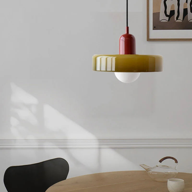 Nordic Glass Bauhaus Chandelier
