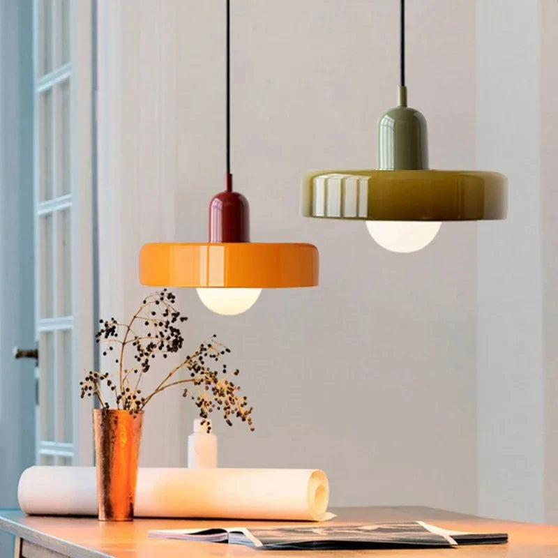 Nordic Glass Bauhaus Chandelier