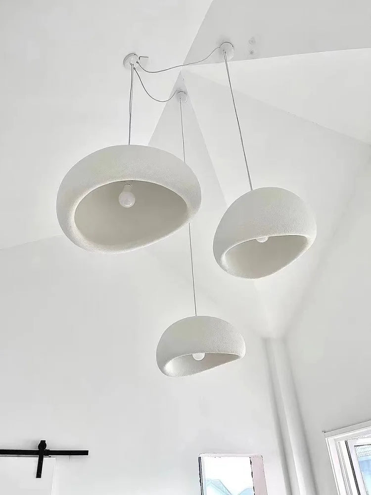 Lámpara colgante LED nórdica Wabi-Sabi