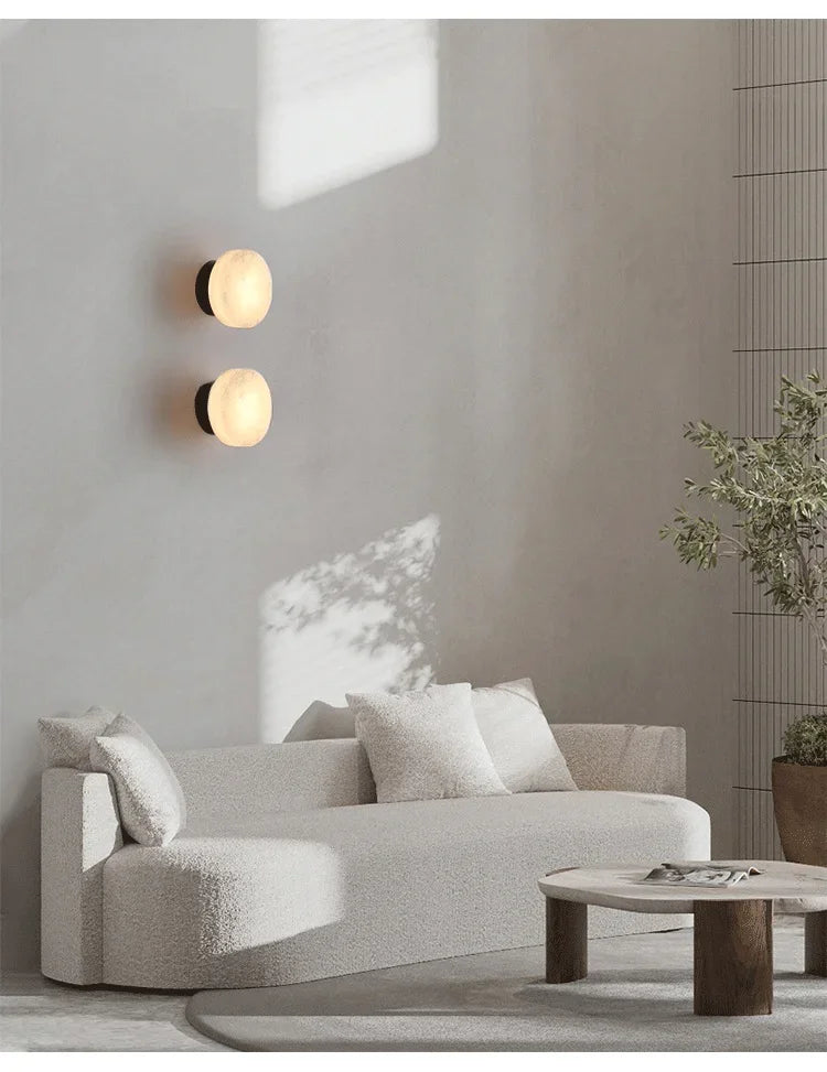 Luxury Spanish Natural Marble Wall Lamp