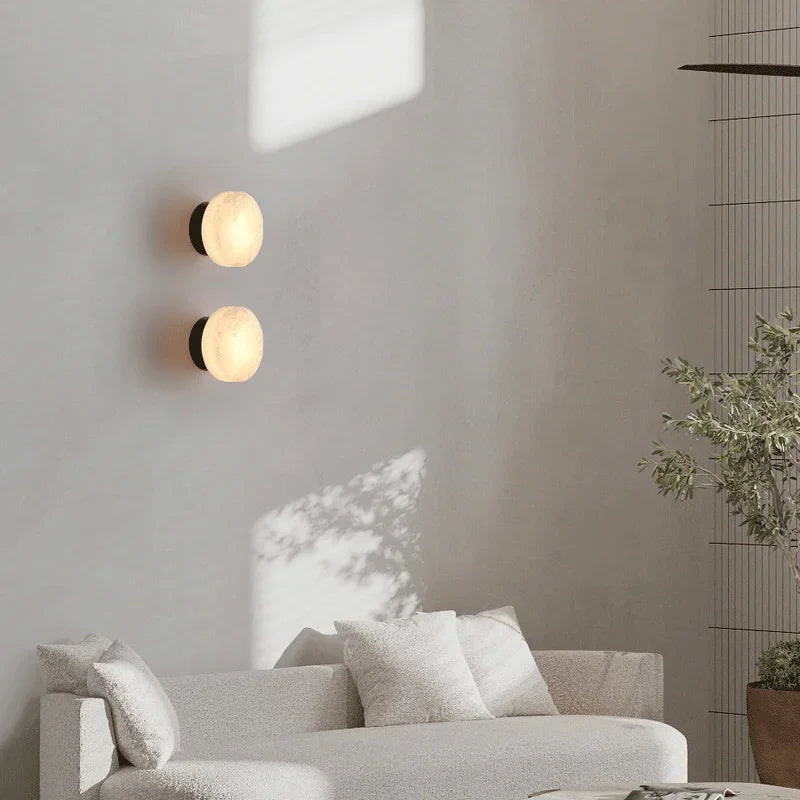 Luxury Spanish Natural Marble Wall Lamp