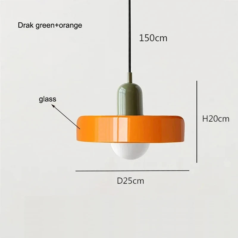 Nordic Glass Bauhaus Chandelier