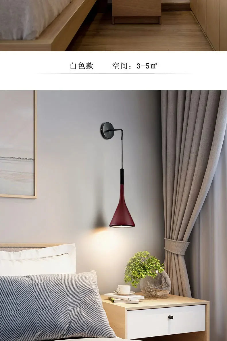 Nordic Bedhead Wall Lamp