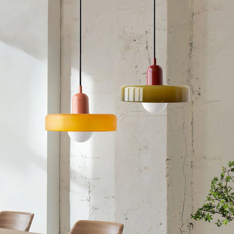Nordic Glass Bauhaus Chandelier