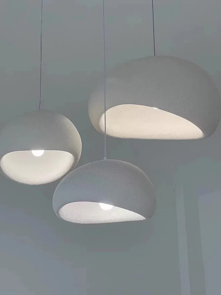 Lámpara colgante LED nórdica Wabi-Sabi