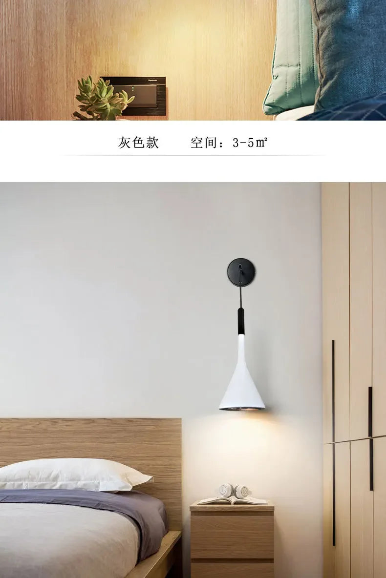 Nordic Bedhead Wall Lamp