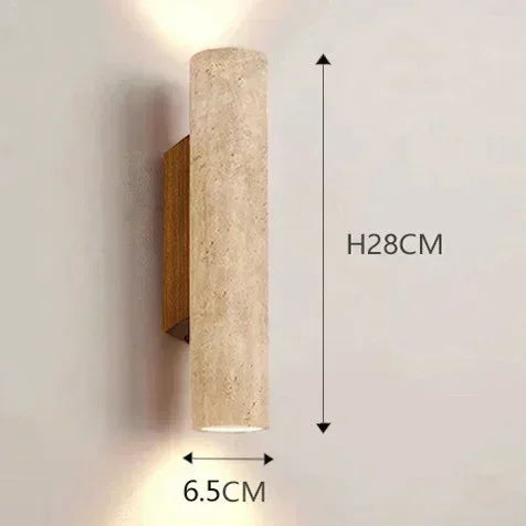 Luxury Travertine Stone Wall Lamp