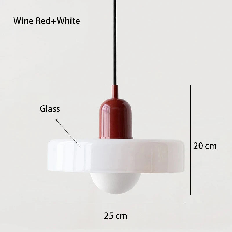 Nordic Glass Bauhaus Chandelier