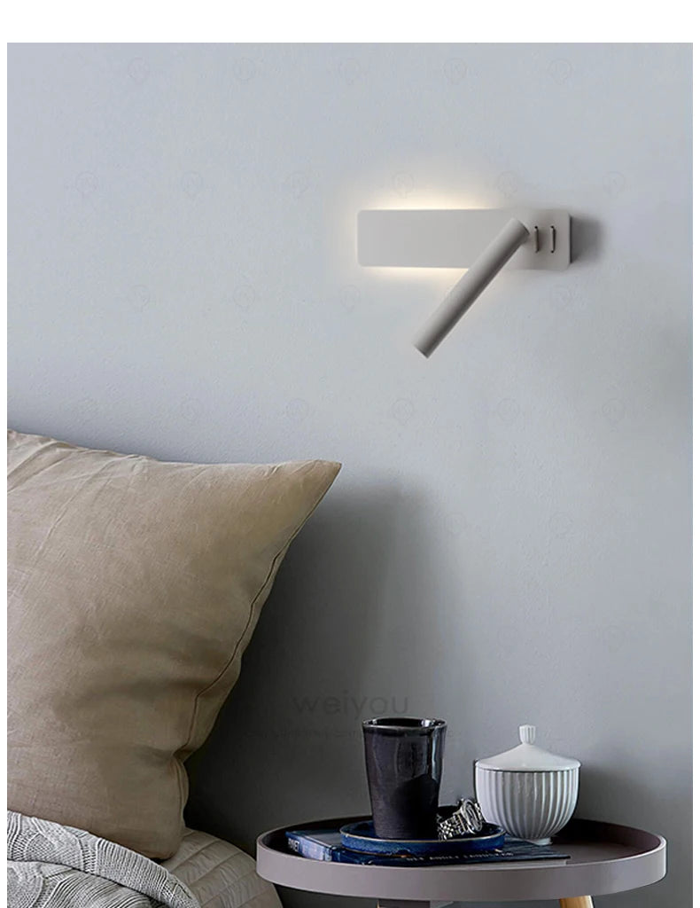 White Nordic LED Wall Lamp