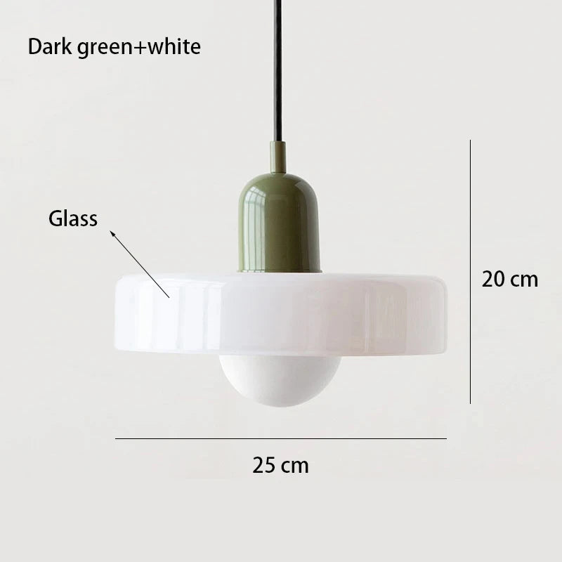 Nordic Glass Bauhaus Chandelier