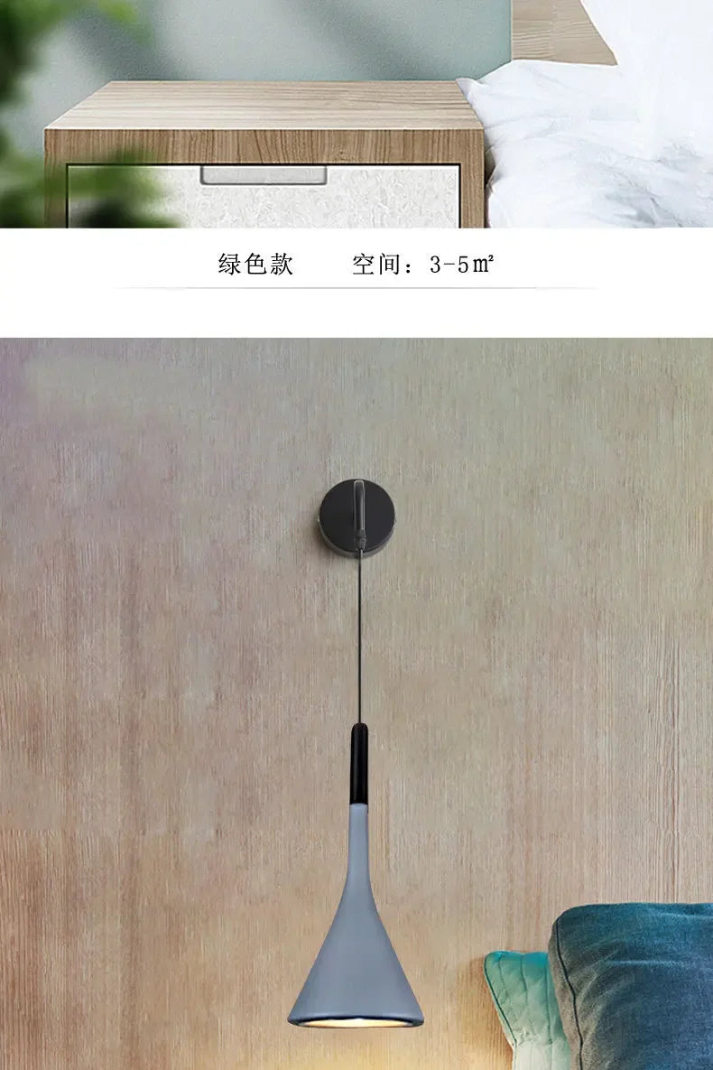 Nordic Bedhead Wall Lamp