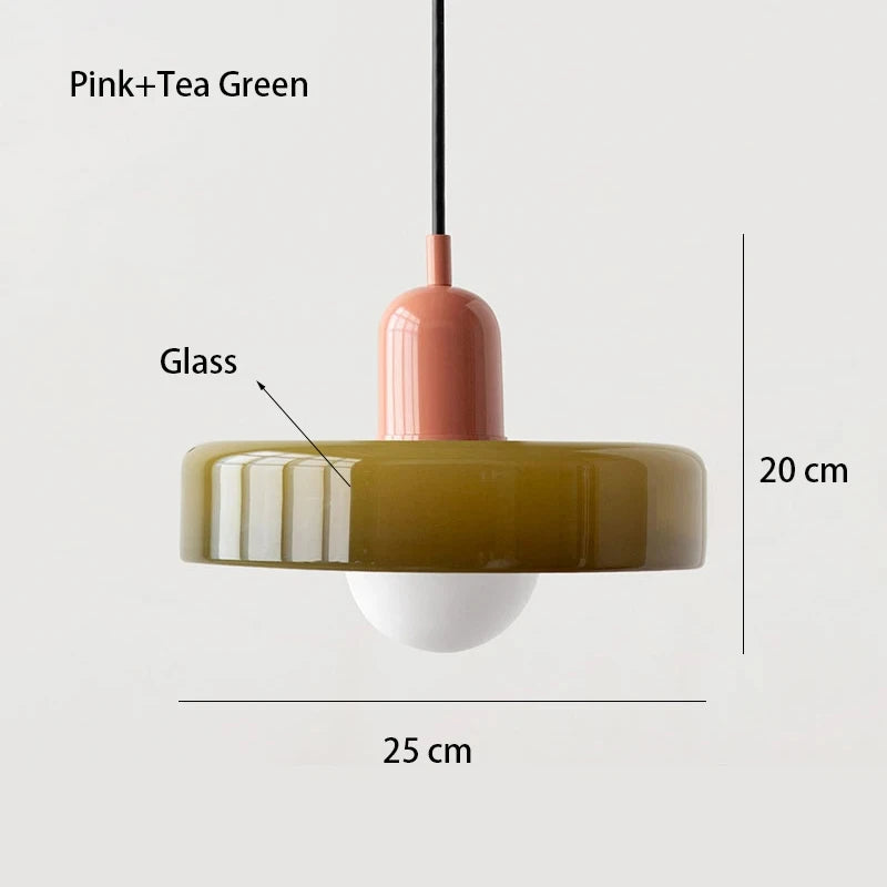 Nordic Glass Bauhaus Chandelier