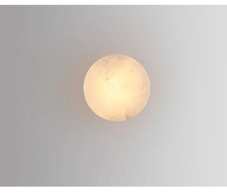 Luxury Spanish Natural Marble Wall Lamp