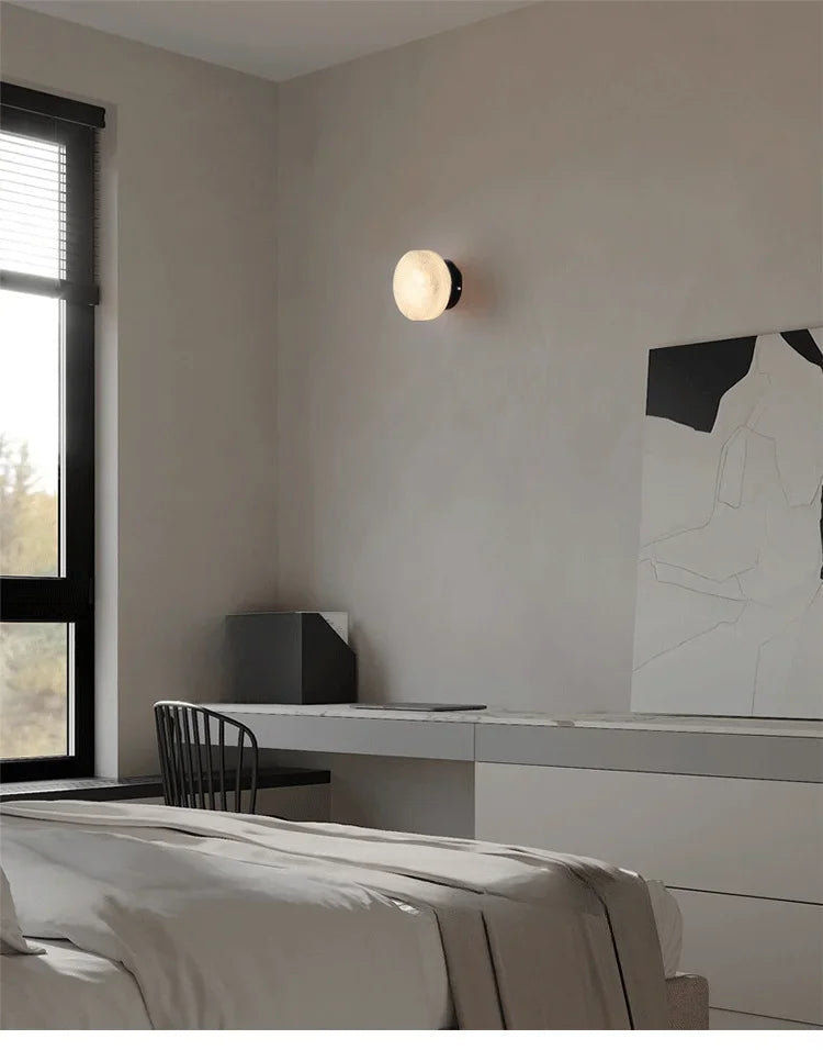 Luxury Spanish Natural Marble Wall Lamp