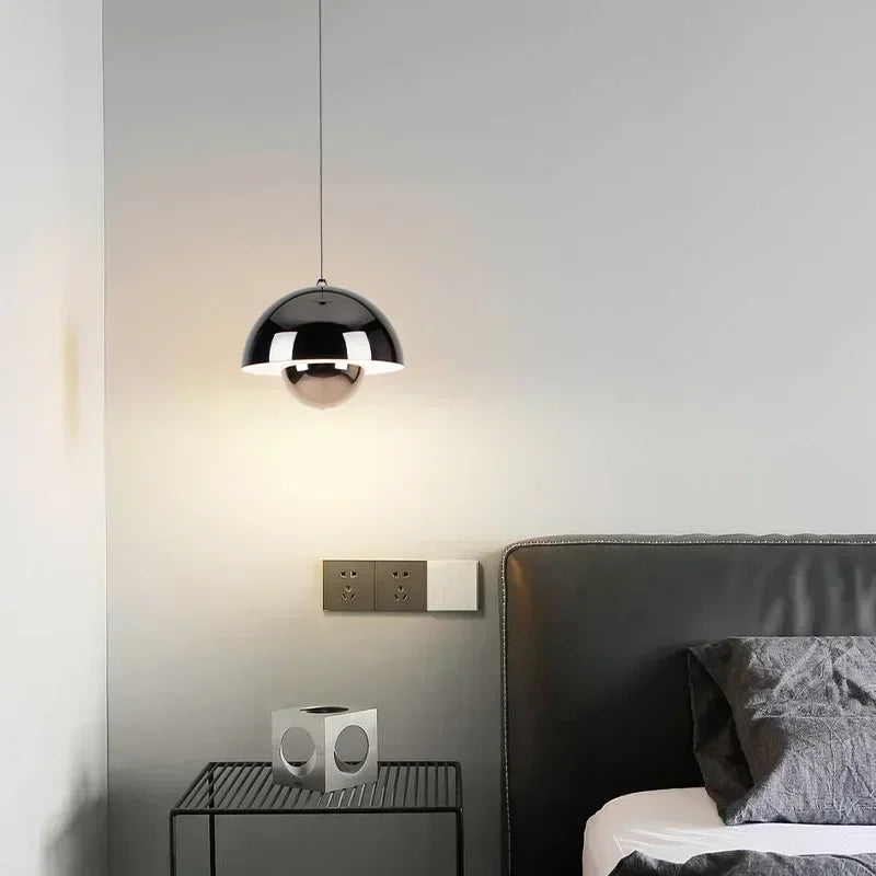 Denmark Designer Semicircular Flower Bud Pendant Lamp
