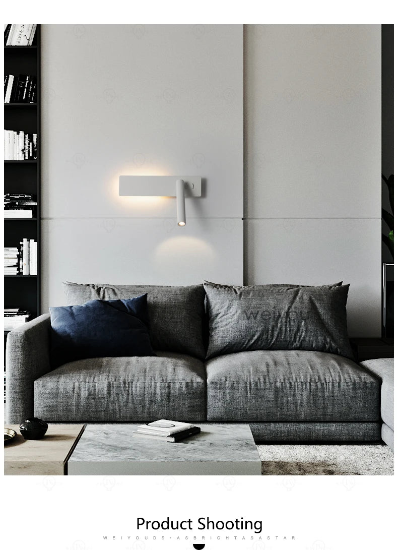 White Nordic LED Wall Lamp