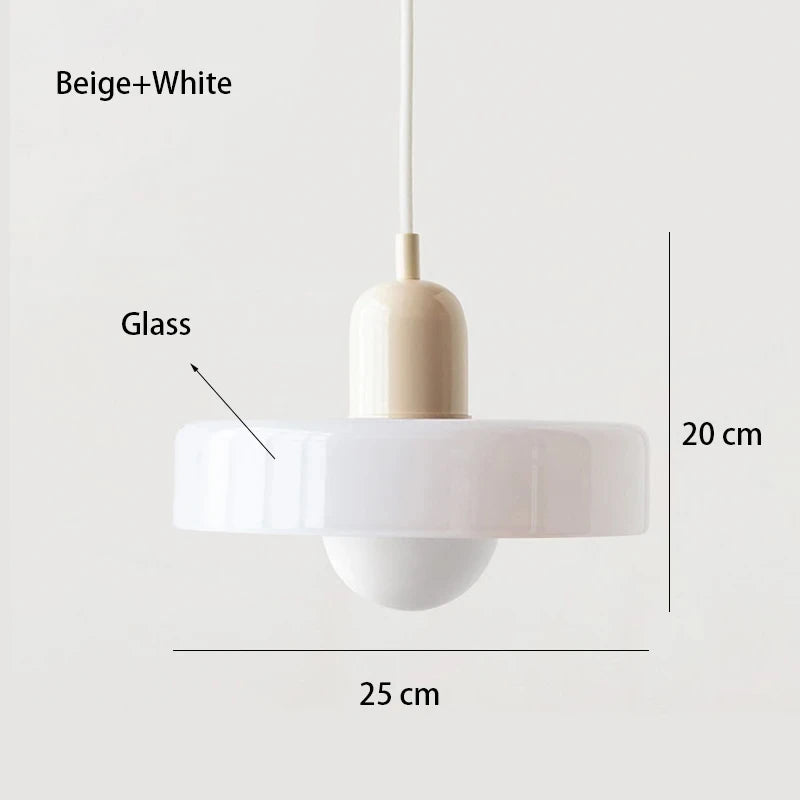 Nordic Glass Bauhaus Chandelier