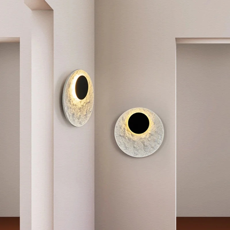 Nordic Designer Resin Disc Wall Lamp