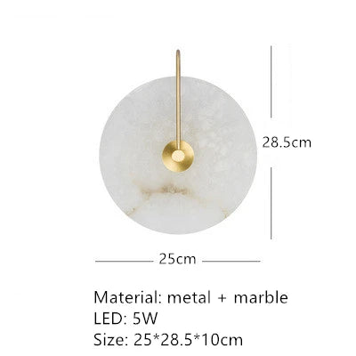 Nordic Modern Marble Wall Lamp