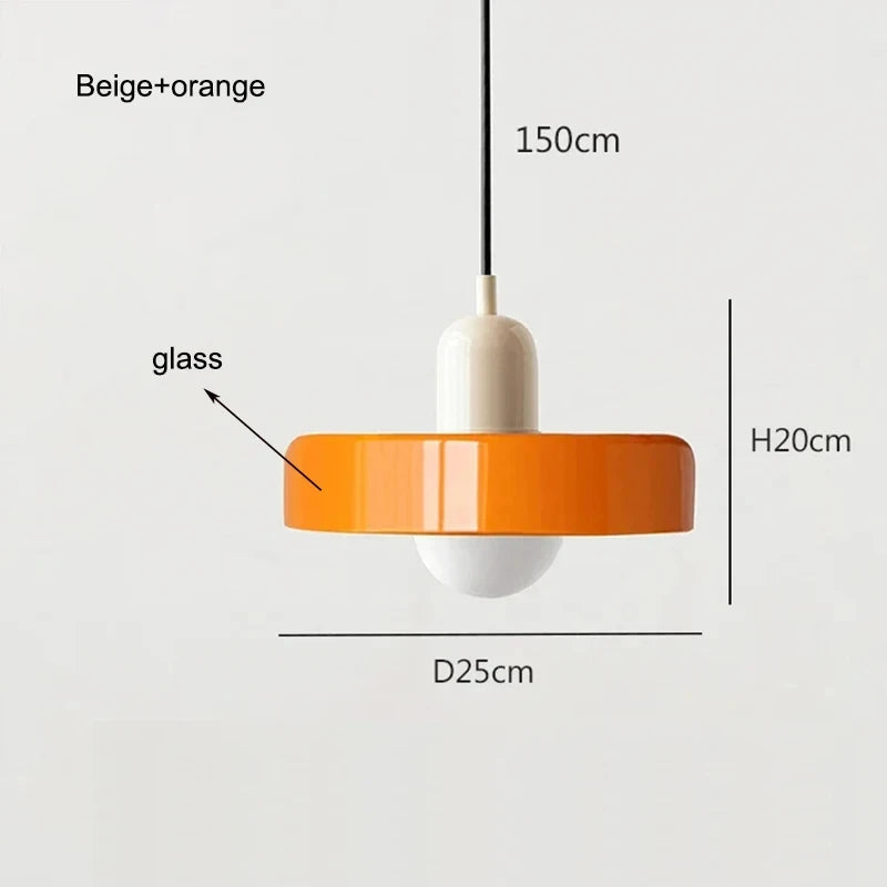 Nordic Glass Bauhaus Chandelier