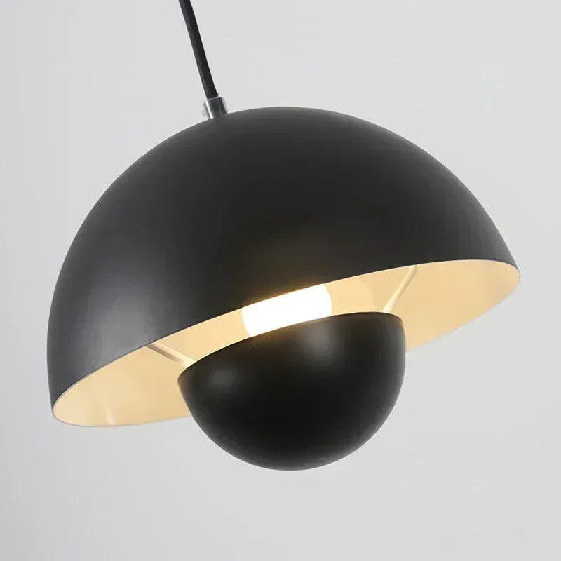 Denmark Designer Semicircular Flower Bud Pendant Lamp