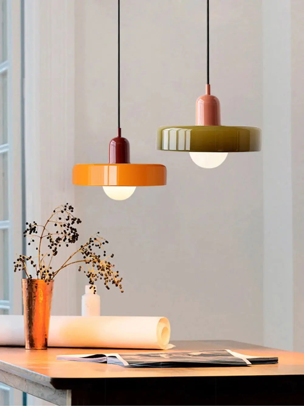 Nordic Glass Bauhaus Chandelier