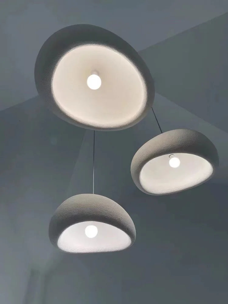 Lámpara colgante LED nórdica Wabi-Sabi