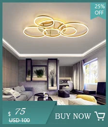 Lámpara de araña LED minimalista nórdica