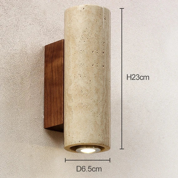 Luxury Travertine Stone Wall Lamp