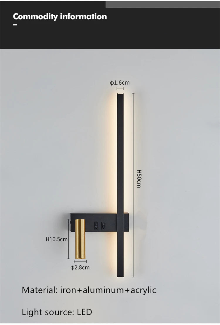 Nordic Modern LED Wall Lamp