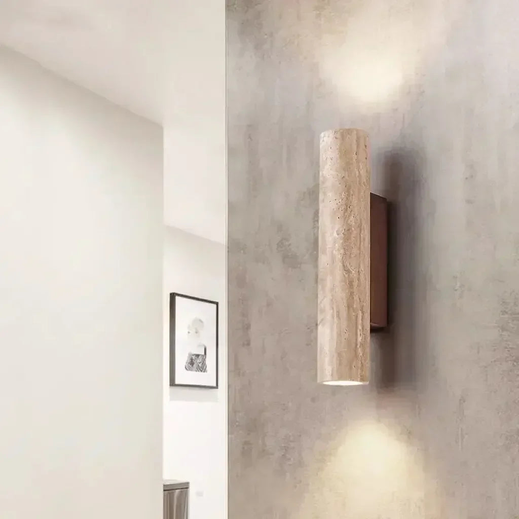 Luxury Travertine Stone Wall Lamp