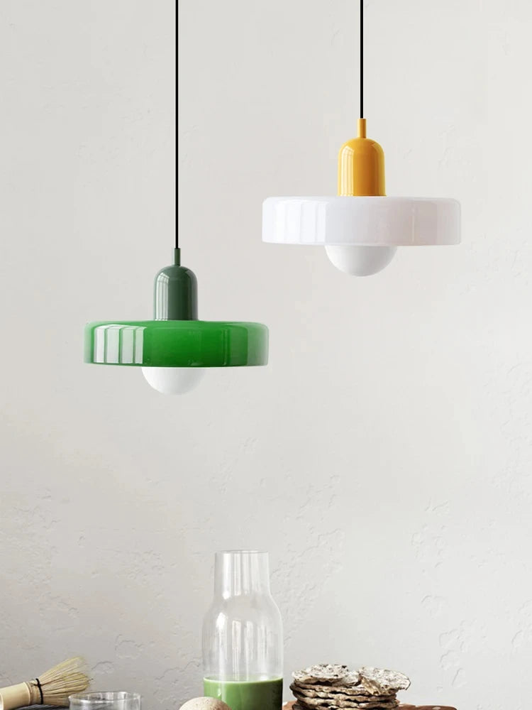 Nordic Glass Bauhaus Chandelier