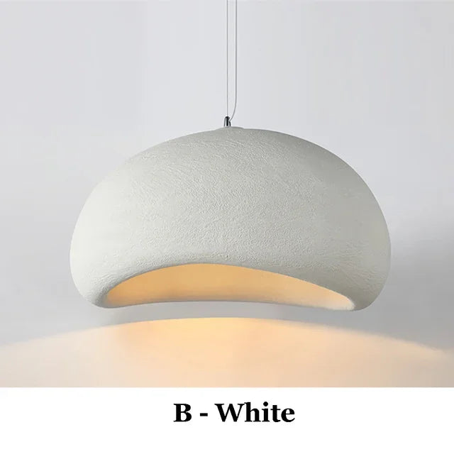 Lámpara colgante LED nórdica Wabi-Sabi