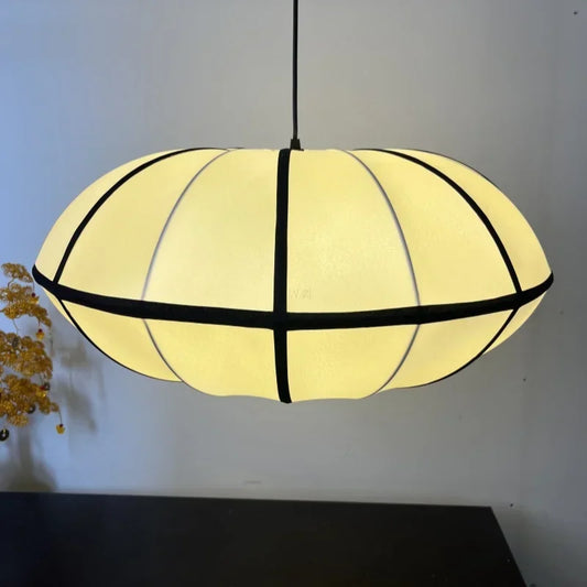 Nordic Zen Fabric Lantern Pendant Light