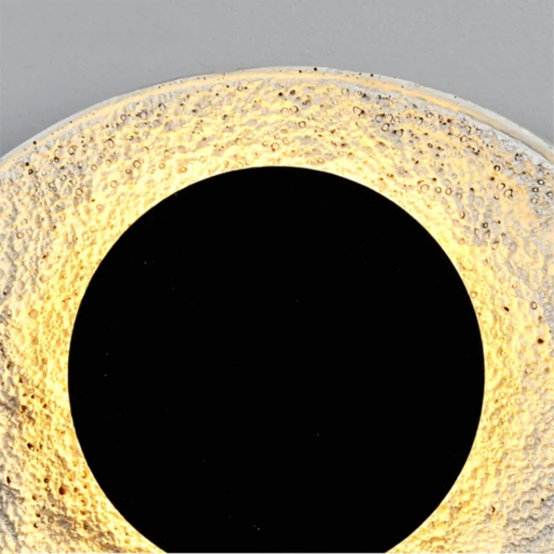 Nordic Designer Resin Disc Wall Lamp