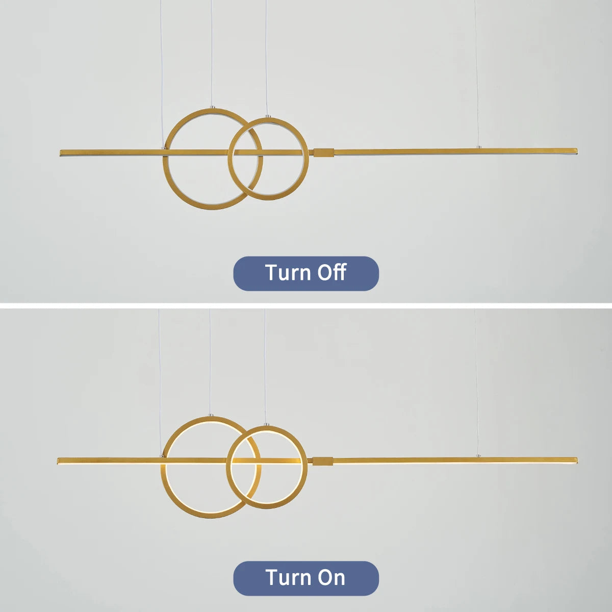 Lámpara de araña LED minimalista nórdica