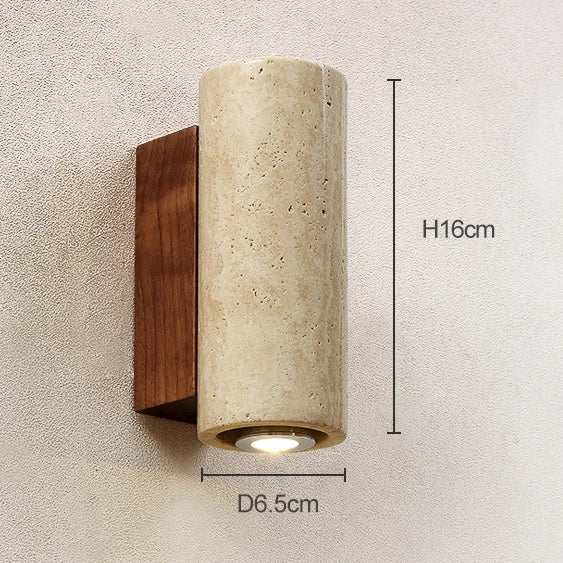 Luxury Travertine Stone Wall Lamp