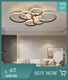 Lámpara de araña LED minimalista nórdica