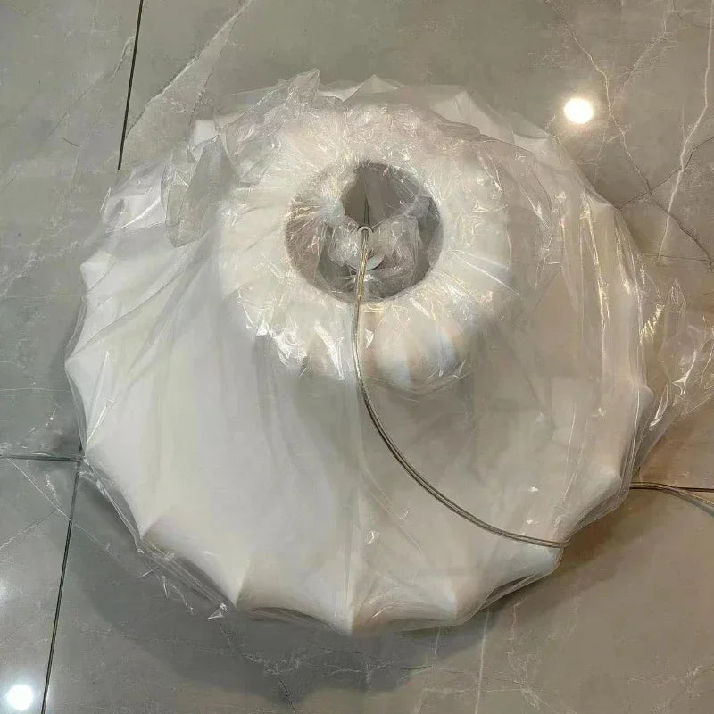 Lámpara colgante de seda