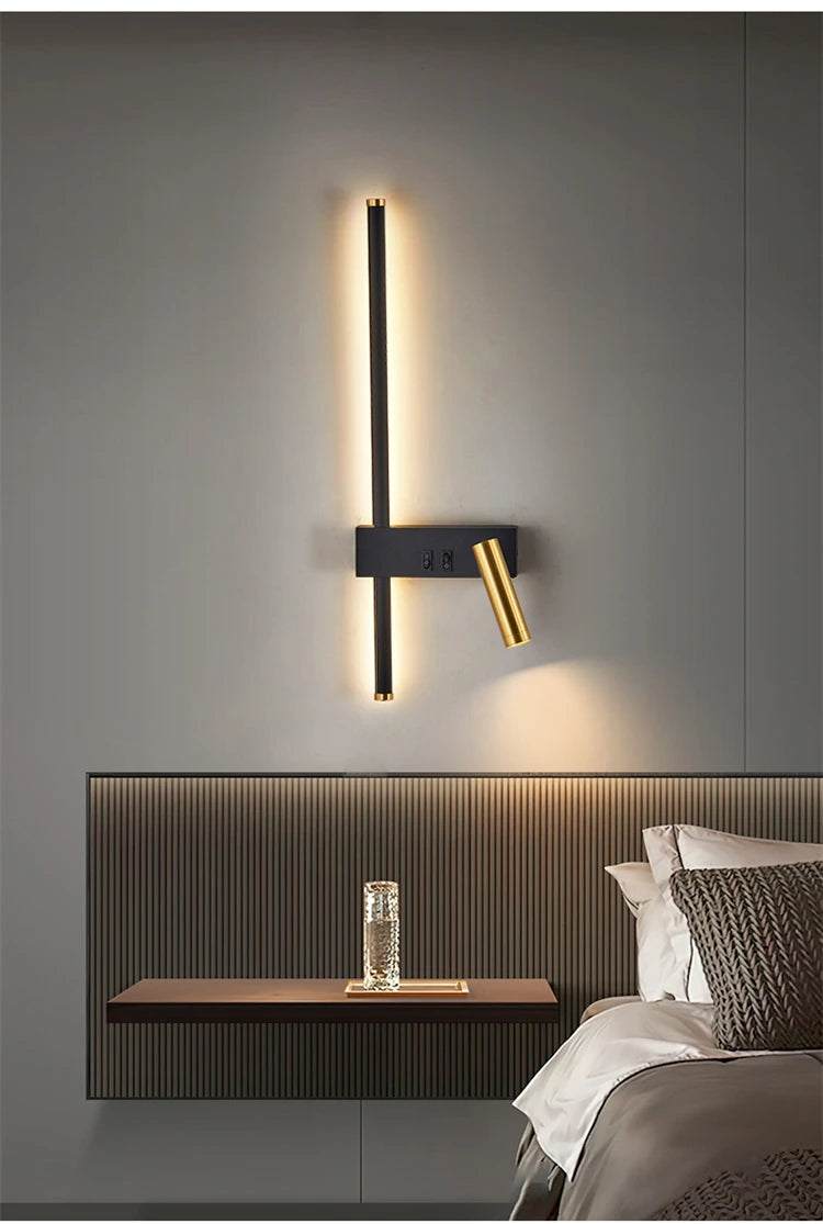 Lámpara de pared LED moderna nórdica