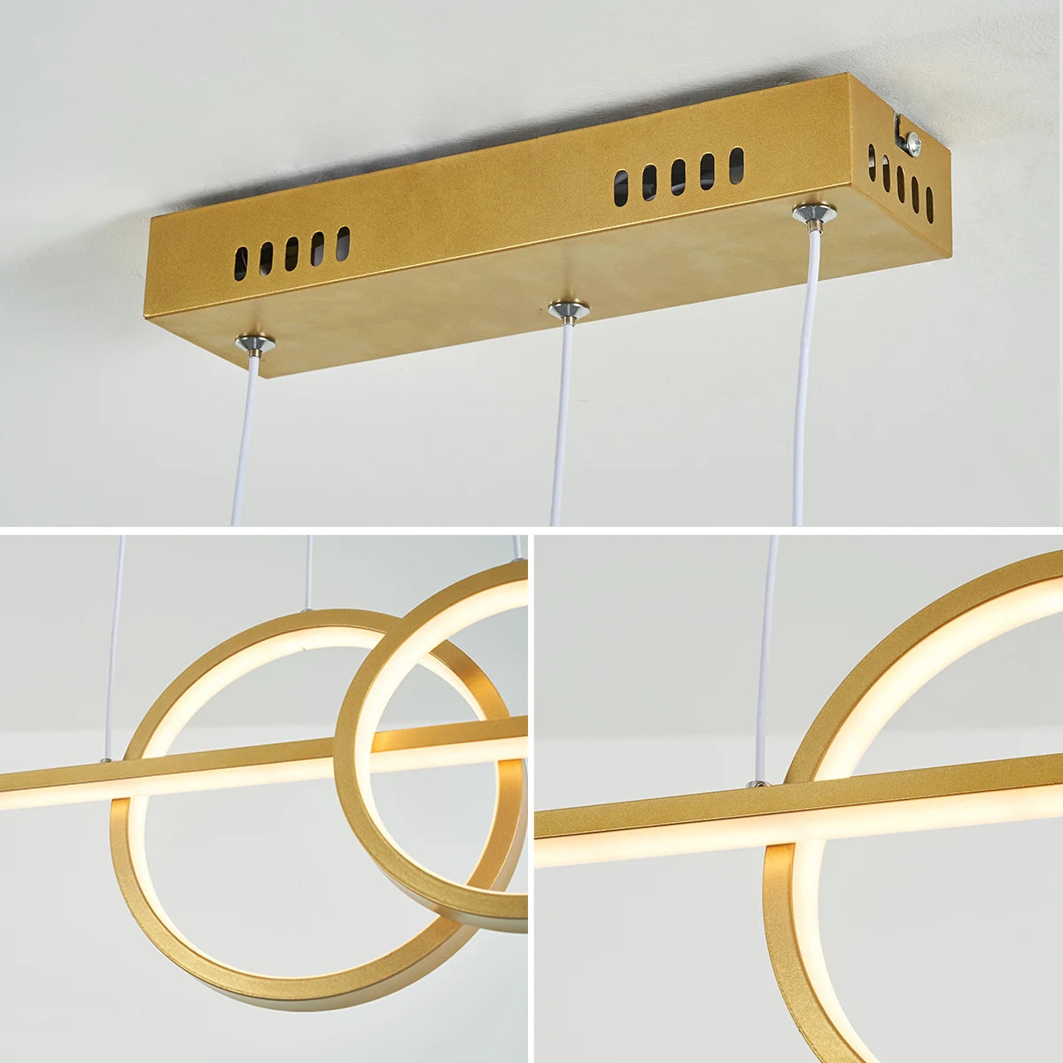 Lámpara de araña LED minimalista nórdica