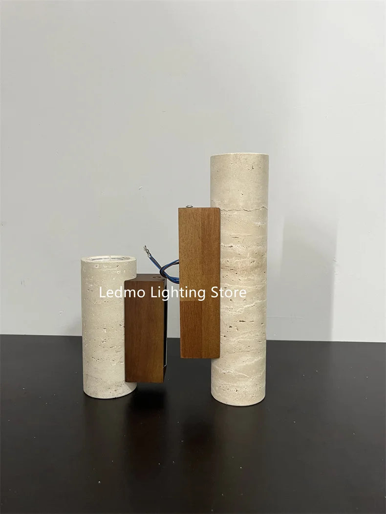 Luxury Travertine Stone Wall Lamp
