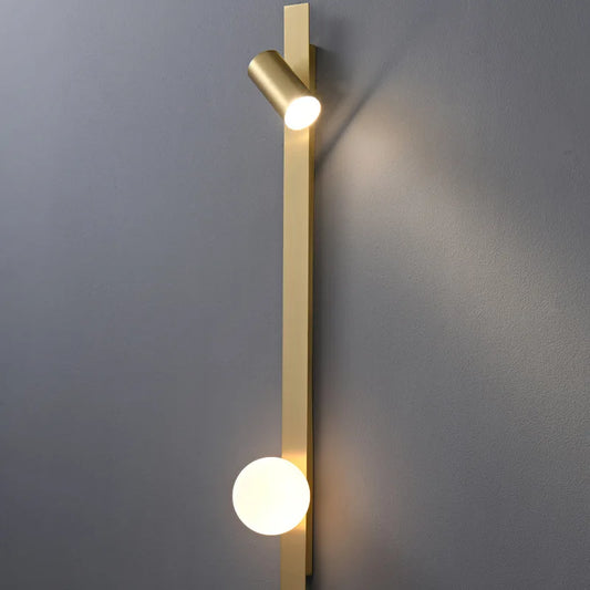 Modern Nordic Copper LED Wall Lamp