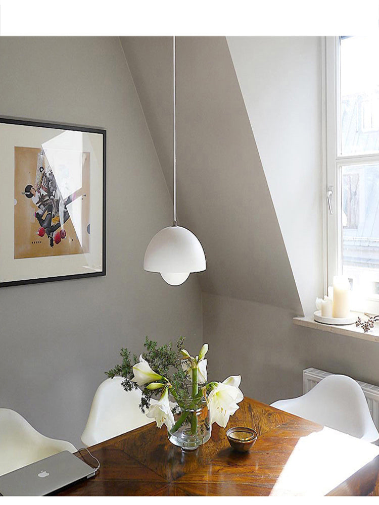 Denmark Designer Semicircular Flower Bud Pendant Lamp