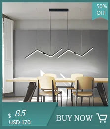 Lámpara de araña LED minimalista nórdica