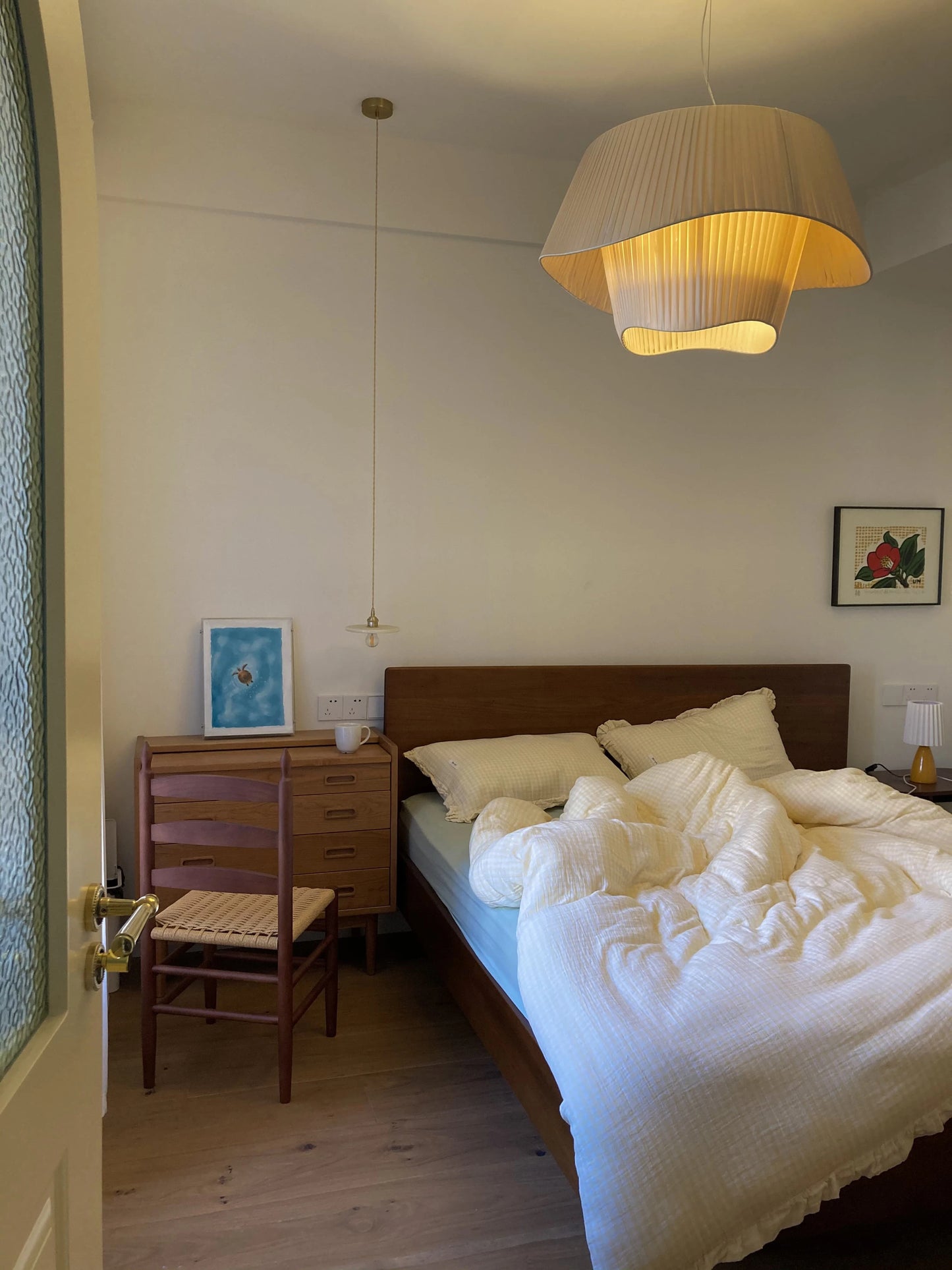 Modern Fabric Pendant Light