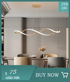 Lámpara de araña LED minimalista nórdica
