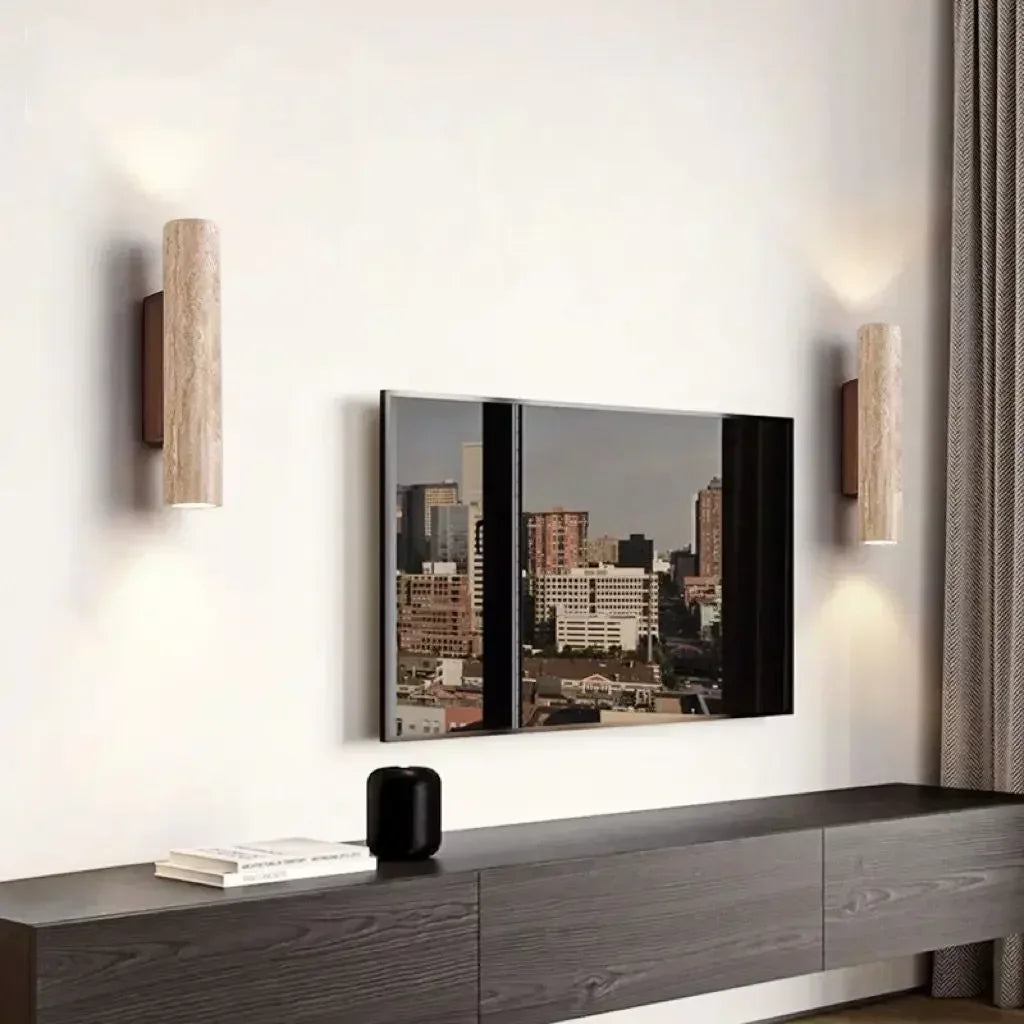 Luxury Travertine Stone Wall Lamp