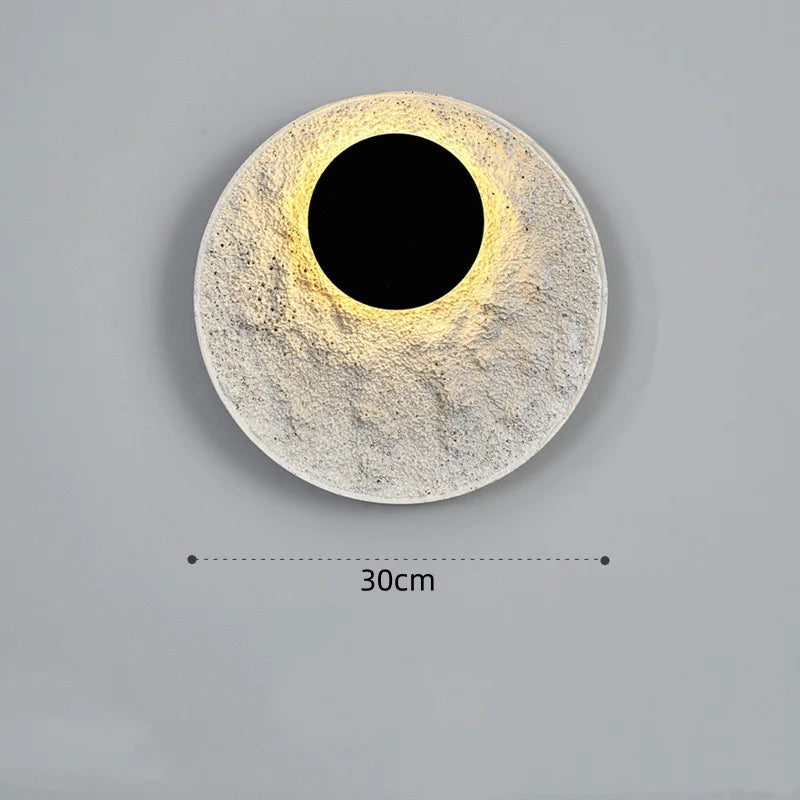 Nordic Designer Resin Disc Wall Lamp